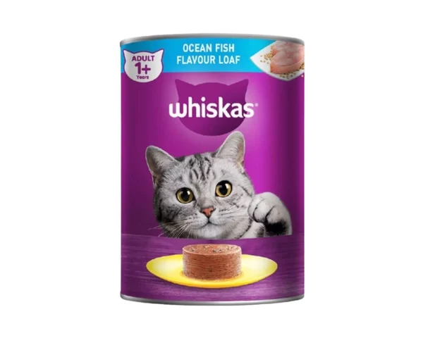 Whiskas Cat Can Food – Ocean Fish 400g